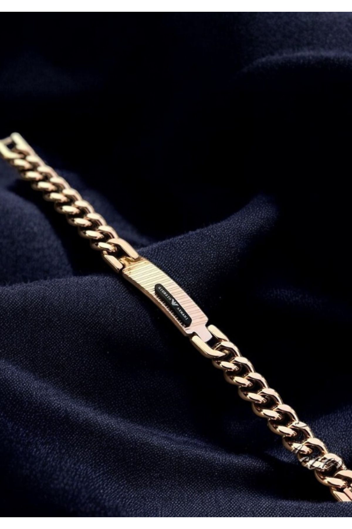 PİXEL ACCESSORY Erkek Çelik Bileklik - Rose