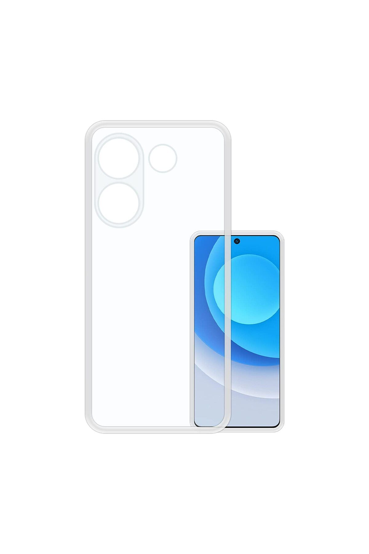 Di Aksesuar Şeffaf Lüx Kılıf Tecno Camon 20