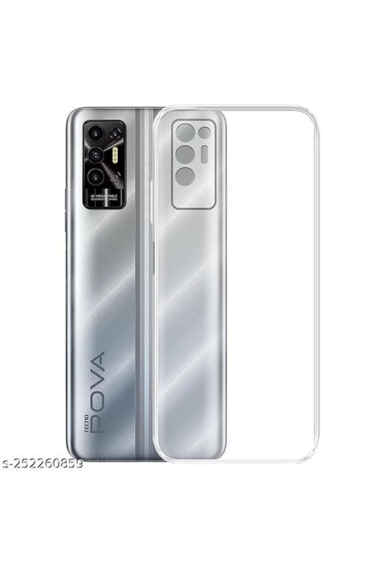 Di Aksesuar Şeffaf Lüx Kılıf Tecno Pova 2