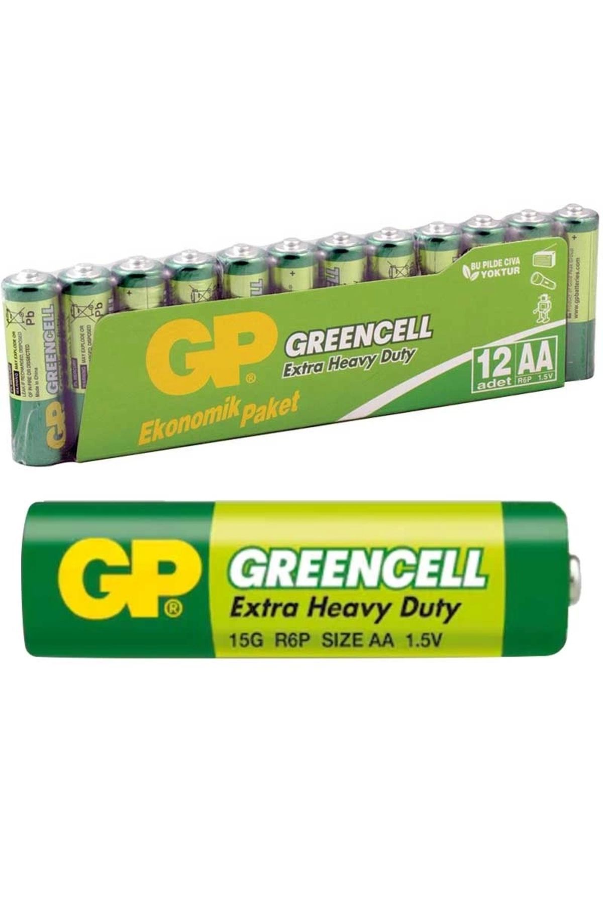 feminight Gp 15g-greencell 12li Paket Kalem Pil (12li Fiyat) Gp 15g-2vs12