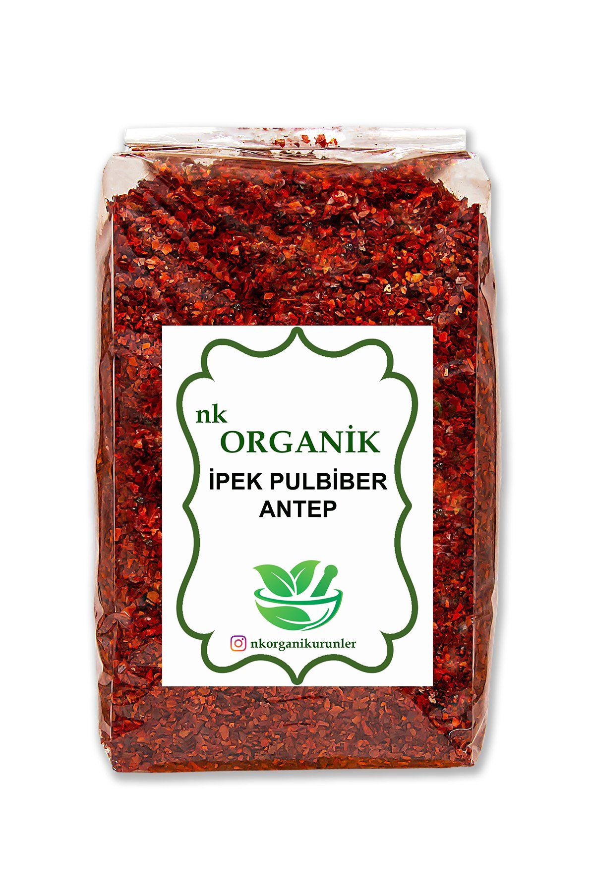 nk organik İpek Pul Biber Özel Acısız 100gr