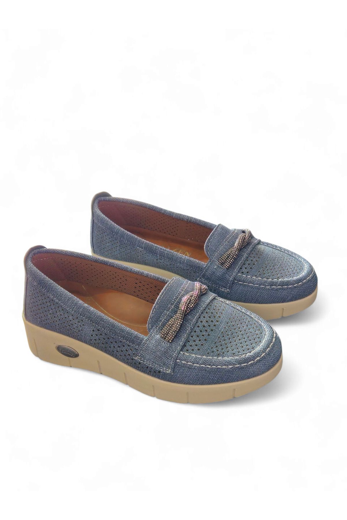 ERN SHOES Kadın Tam Ortopedik Günlük Hafif Ayakkabı Babet