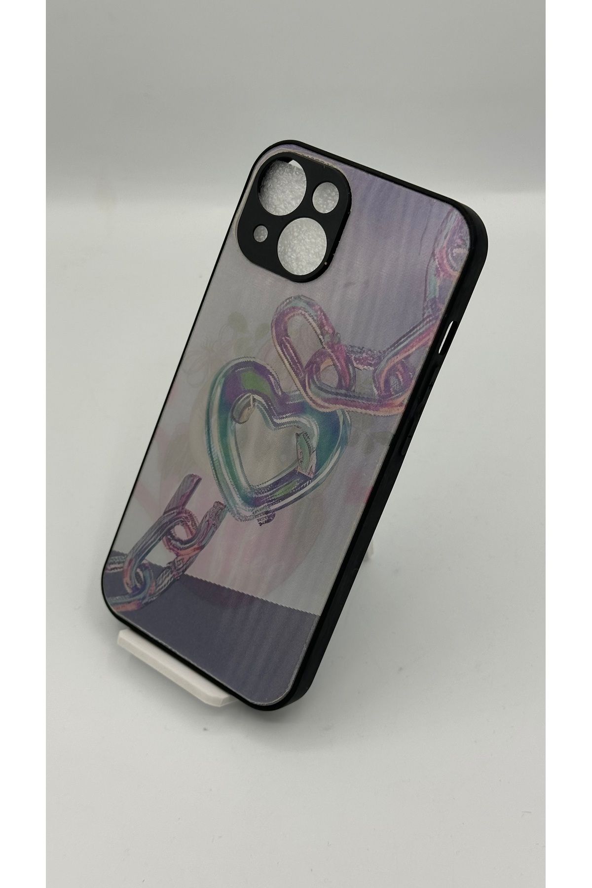 Genç 2 Teknoloji iPhone 13 DEĞİŞKEN DESENLİ HOLOGRAMLI KILIF