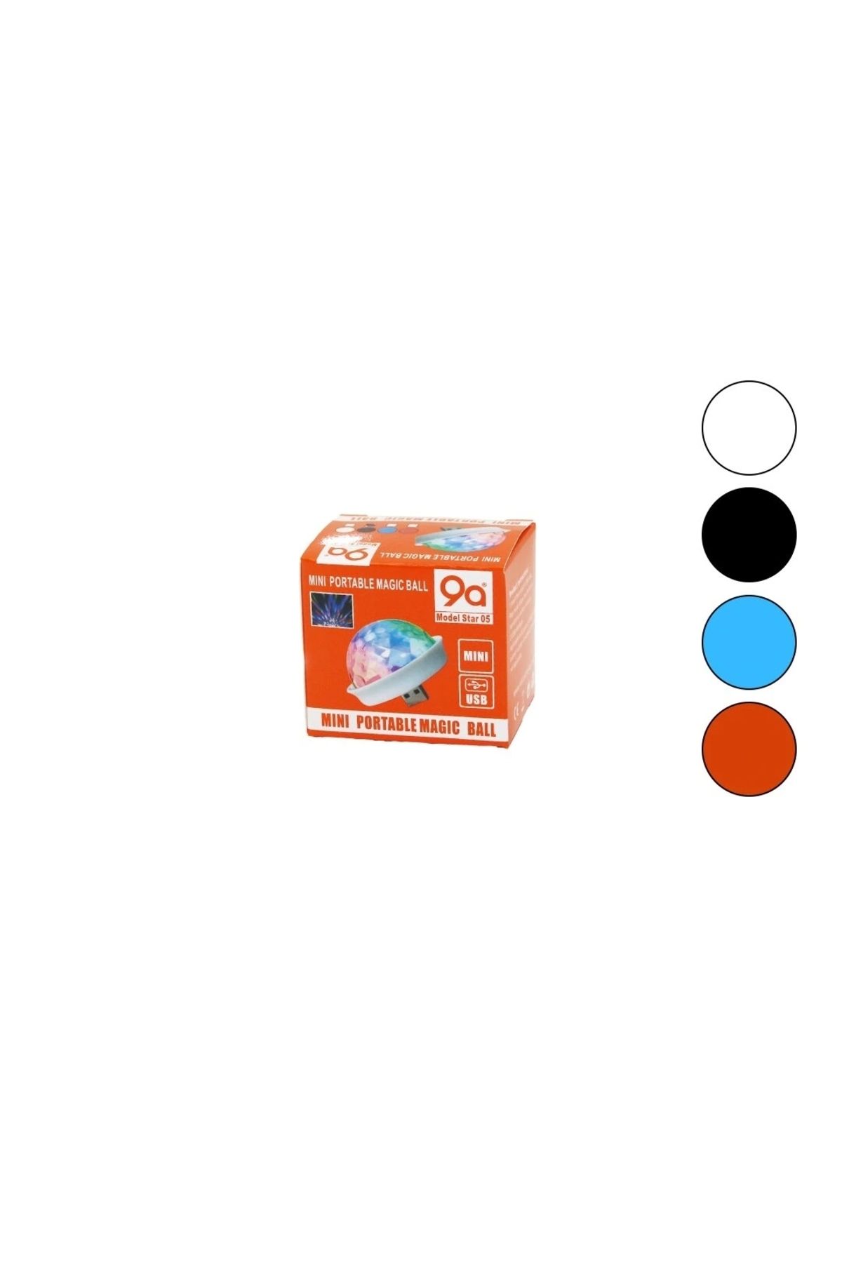 STOREMAX USB DİSKO LAMBA 4W MİNİ UFO MODEL=ÇAP:5CM -- Y: 4.5CM DC-5V (5047)