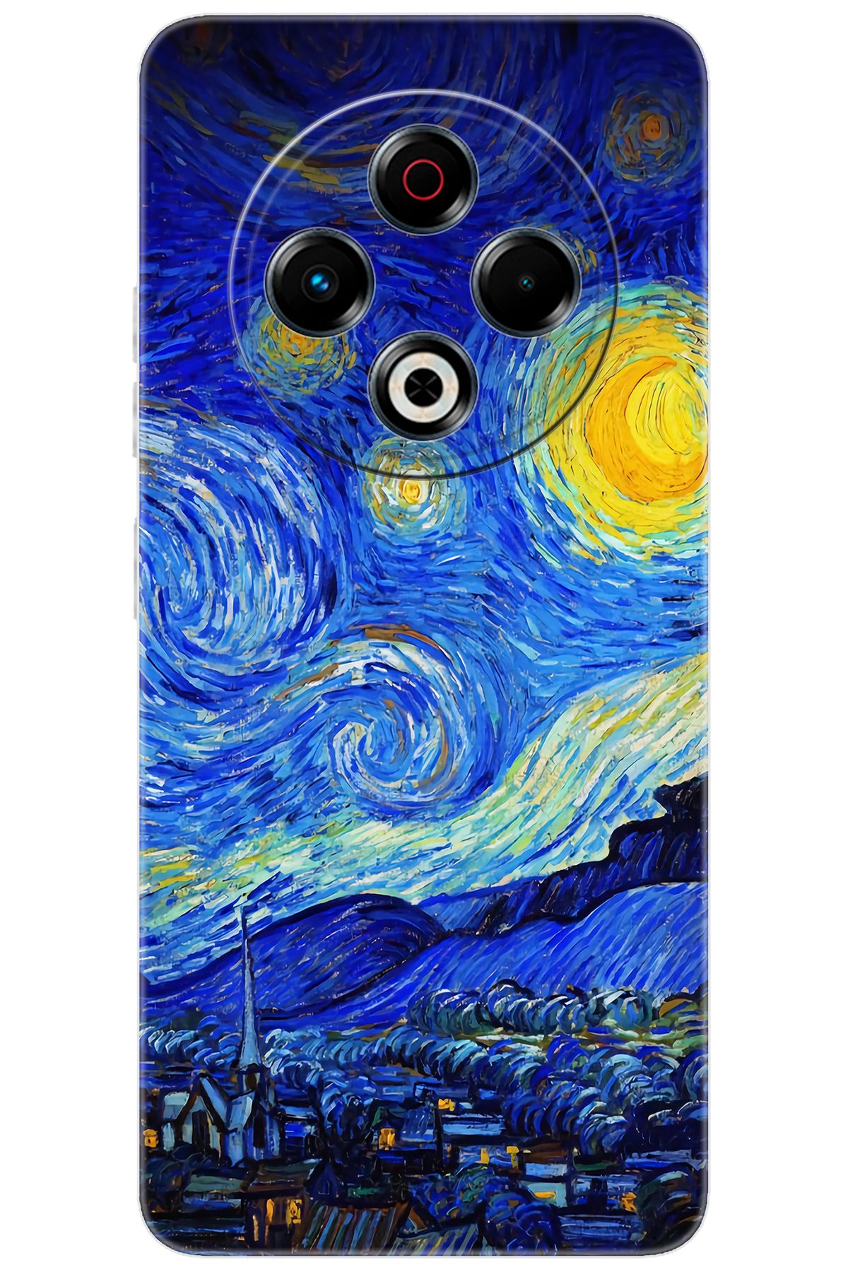 TECNO Spark 30 (KL6) Uyumlu Kılıf Desen Baskılı Silikon Starry Night Yıldızlı Gece STK:757 CP-HLvsljY