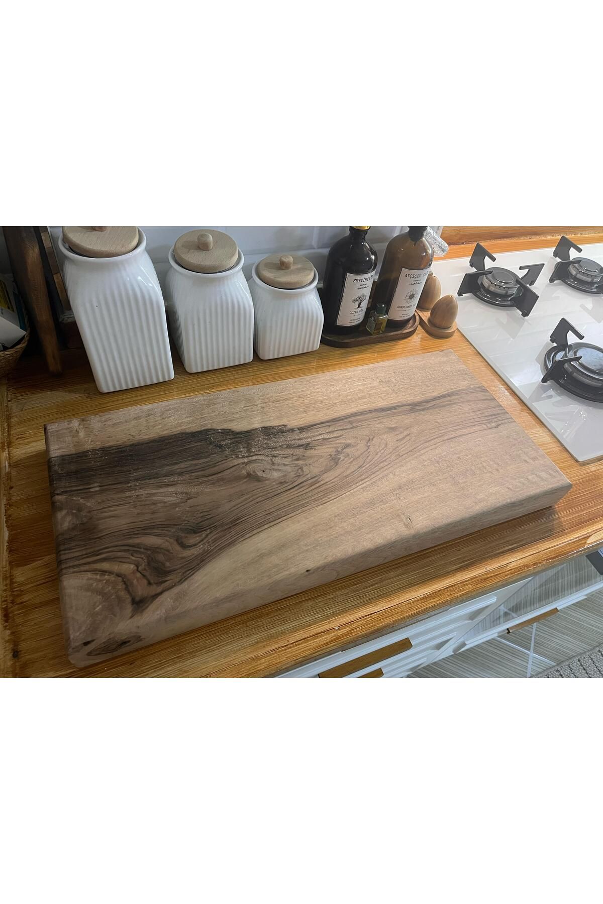 Armoni KESME TAHTASI DOĞAL CEVİZ BÜYÜK BOY TEK PARÇA 30X55 CM EV-MUTFAK-RESTORAN-KASAP