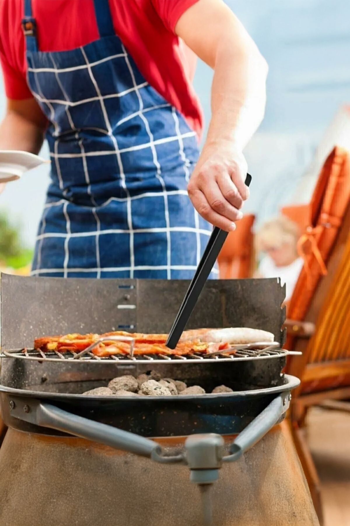 Home Connell Silikon Yanmaz Yapışmaz Yüksek Isıya Dayanıklı Barbekü Izgara Maşası