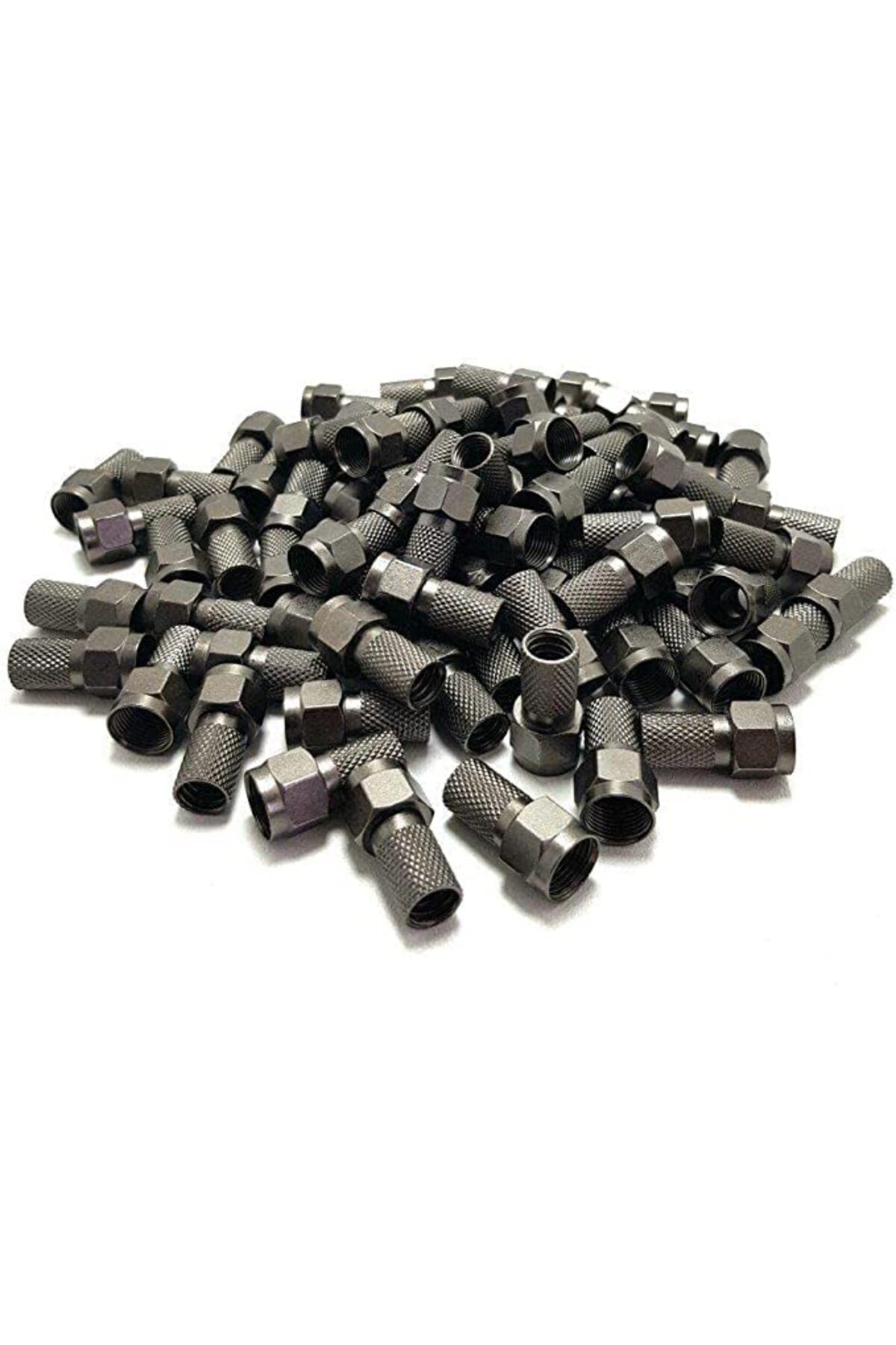 Kyoto Siyah RG6 F Konnektör Anten Baslıgı 100 ADET FİYATI