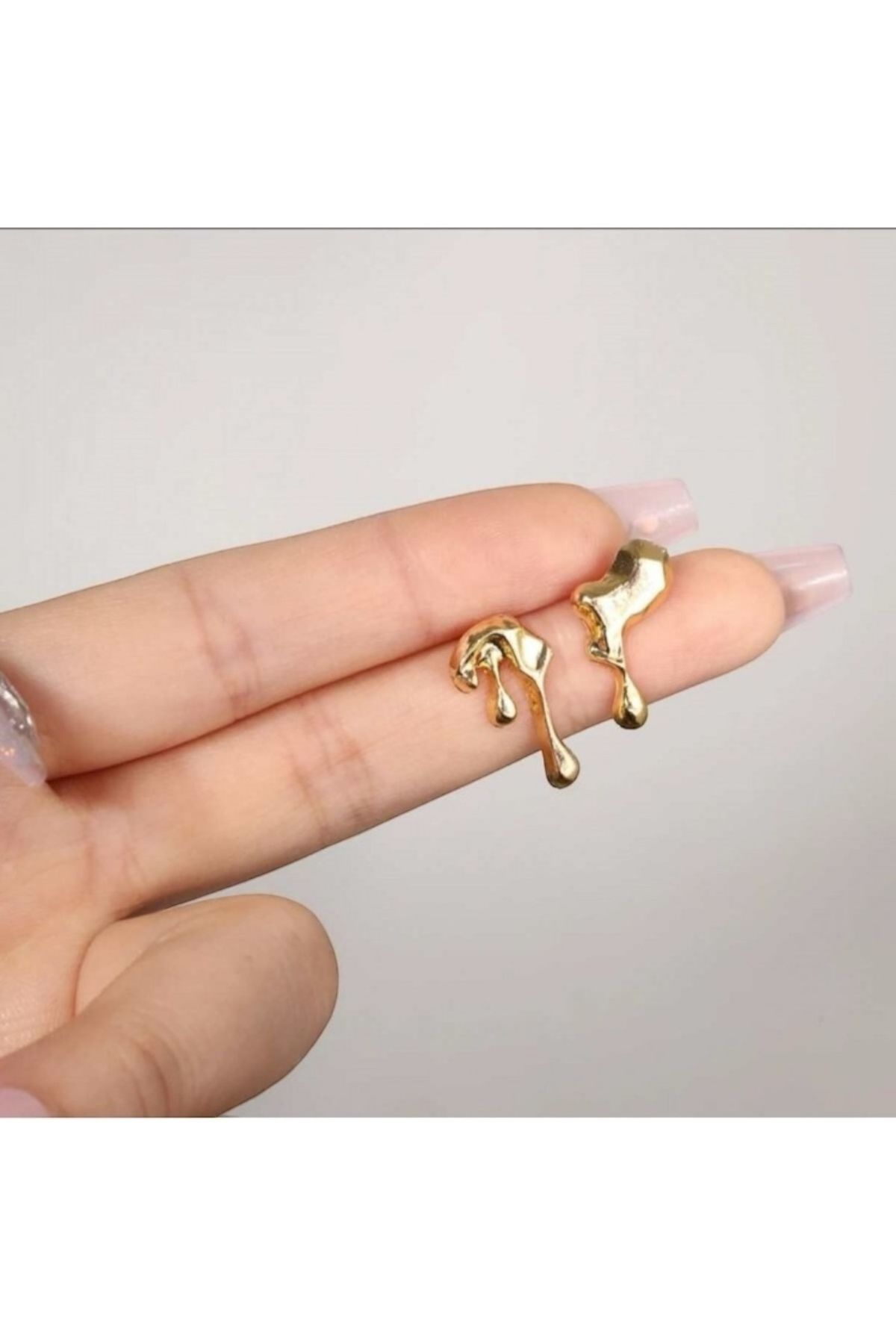 Grace Design Gold tasarım model küpe