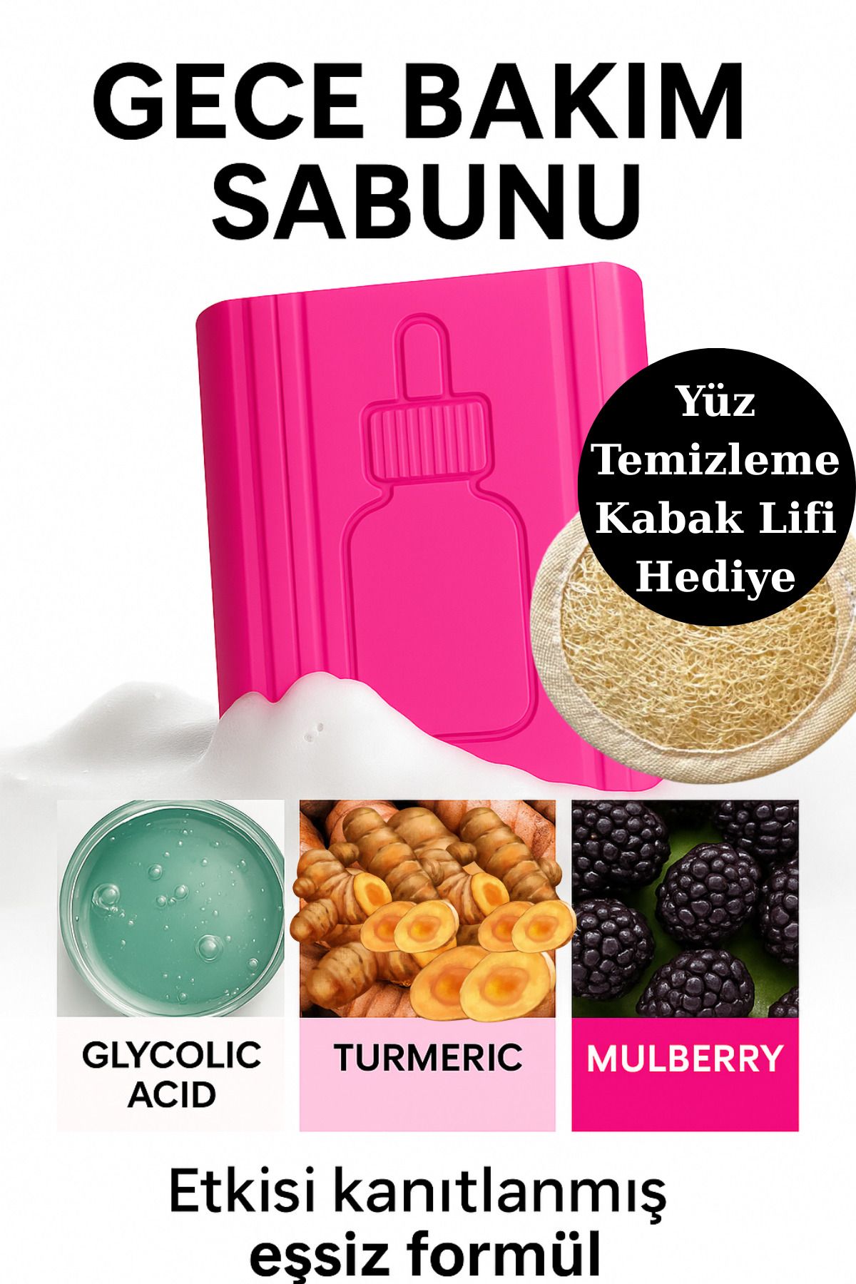 EpiRelax Kojik Asit Gece Bakım Sabunu Aydınlatıcı Cilt Temizleme Sabunu Leke Karşıtı Etkili Kojik Sabun