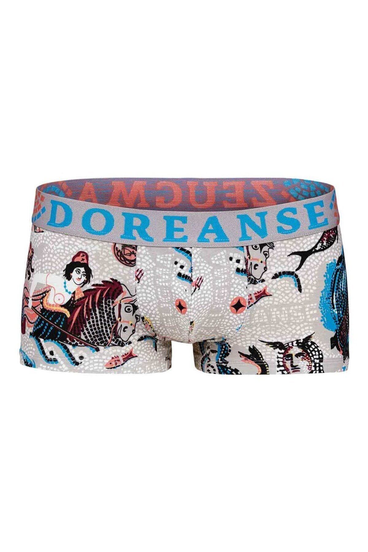 inkasole Baskılı Torbalı Renkli Mini Paça Boxer 1701