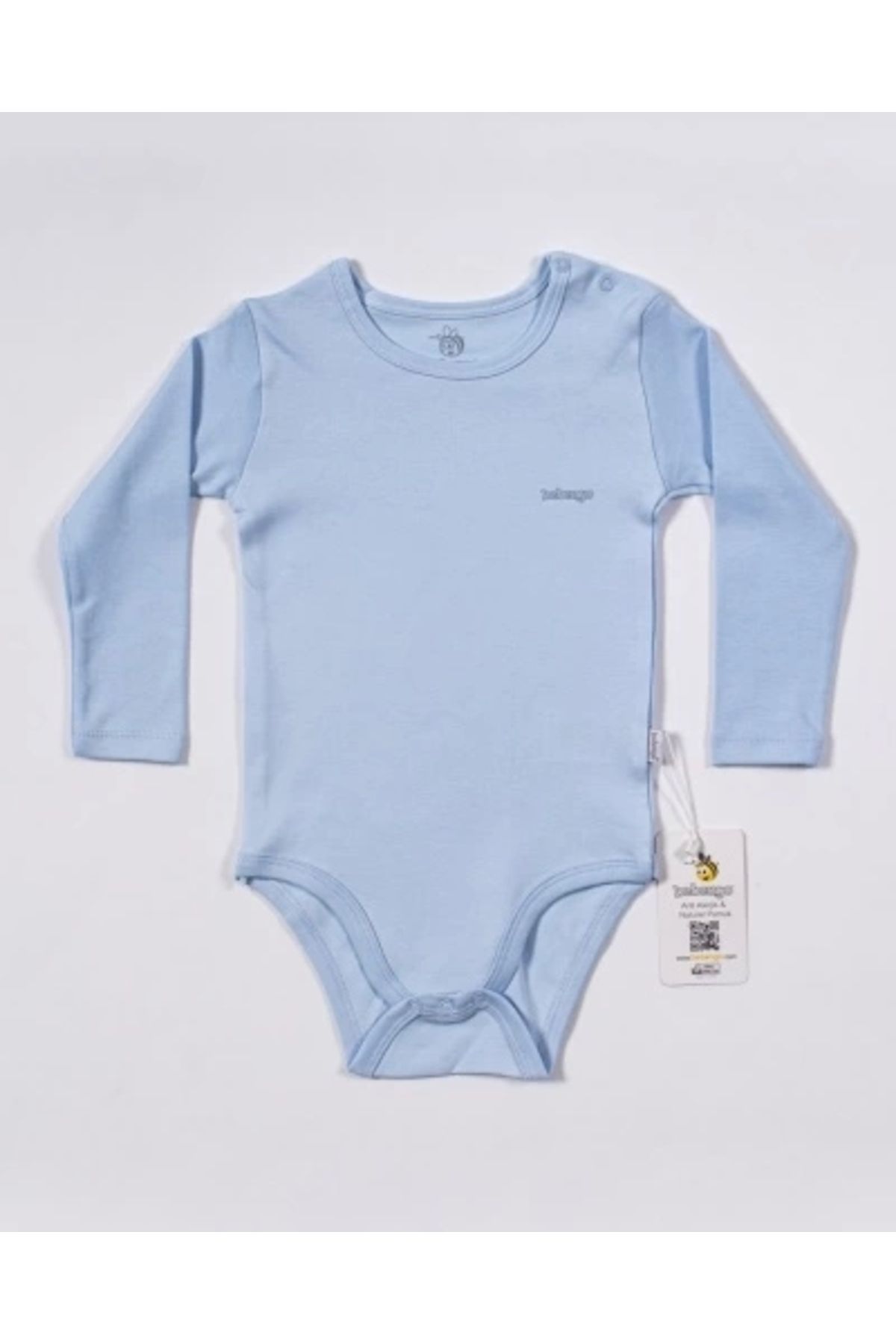 FTT SHOPPING MARKET Basic Uzun Kol Yaş Body Mavi