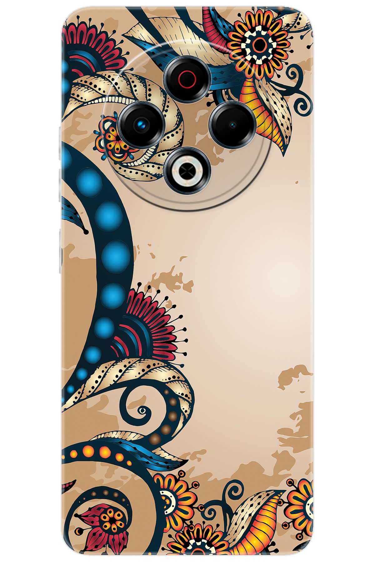 TECNO Spark 30 (KL6) Uyumlu Kılıf Desen Baskılı Silikon Vektör Tasarım STK:536 CP-je0O5ON