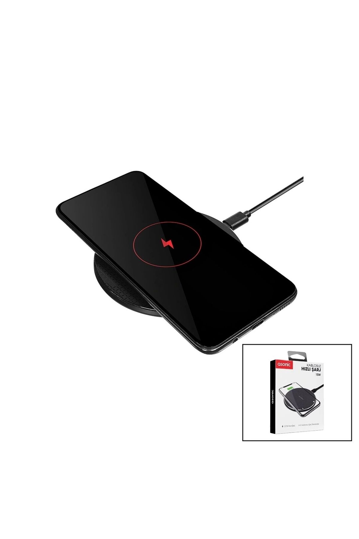 STOREMAX MASA ÜSTÜ KABLOSUZ HIZLI ŞARJ CİHAZI 3.1A - 15W AS-W150 (5047)