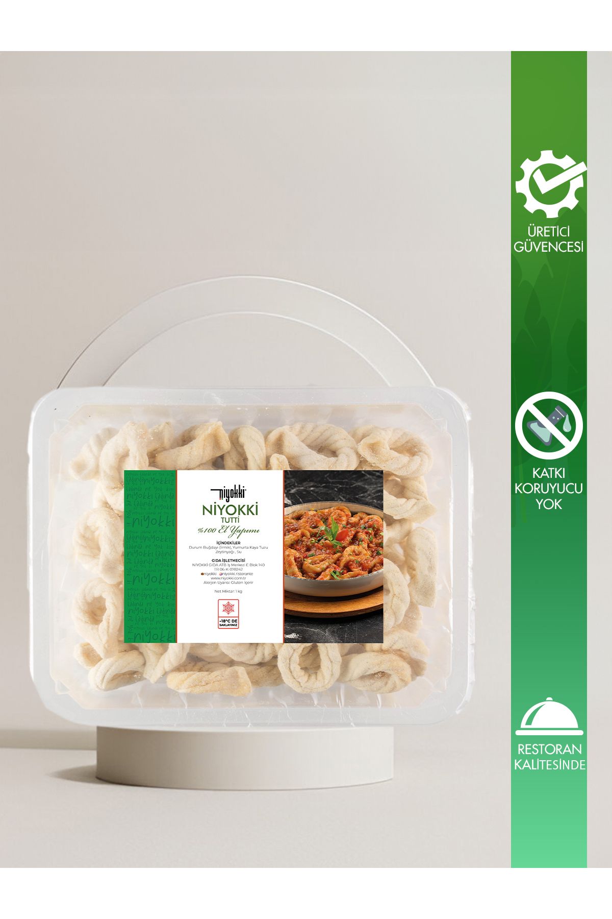 niyokki doğal makarna evi Niyokki Tutti 600 g
