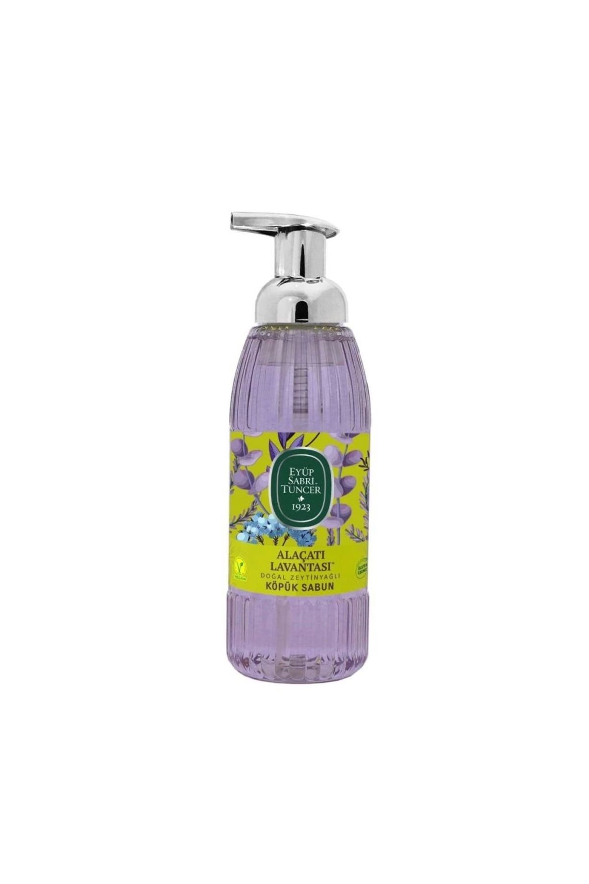 FTT SHOPPING MARKET Nessiworld Eyüp Sabri Tuncer Doğal Zeytinyağlı Köpük Sabun 500 ml Alaçatı Lavantası