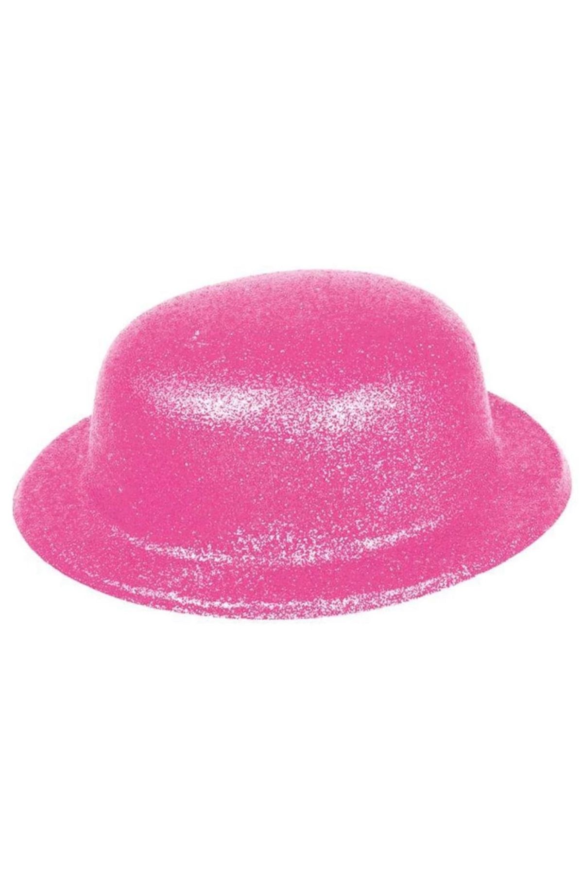FTT SHOPPING MARKET NessiWorld Pembe Renk Simli Melon Yuvarlak Parti Şapkası 24x26 cm