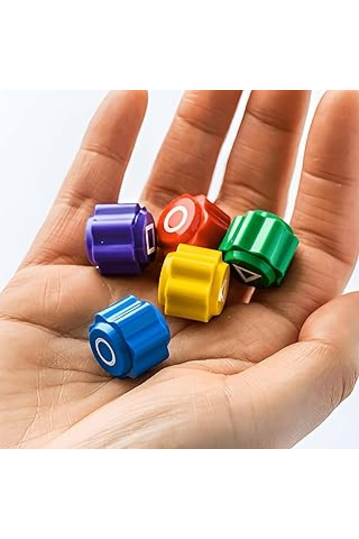 Mu Art Gong Gi Geleneksel Oyun Seti, 5 Renkli Premium Plastik Taş, Kaliteli Dayanıklı 5 Taş