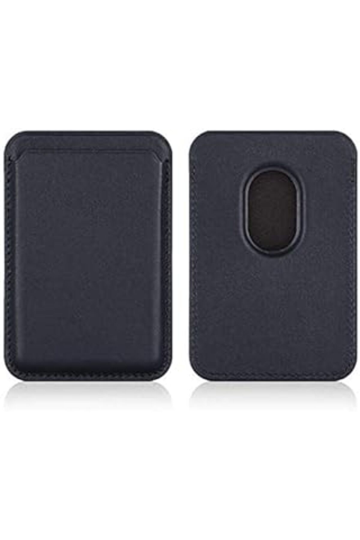 Mu Art Zore Apple Iphone 12 Mini Cardsafe Kartlık, Suni Deri, Siyah