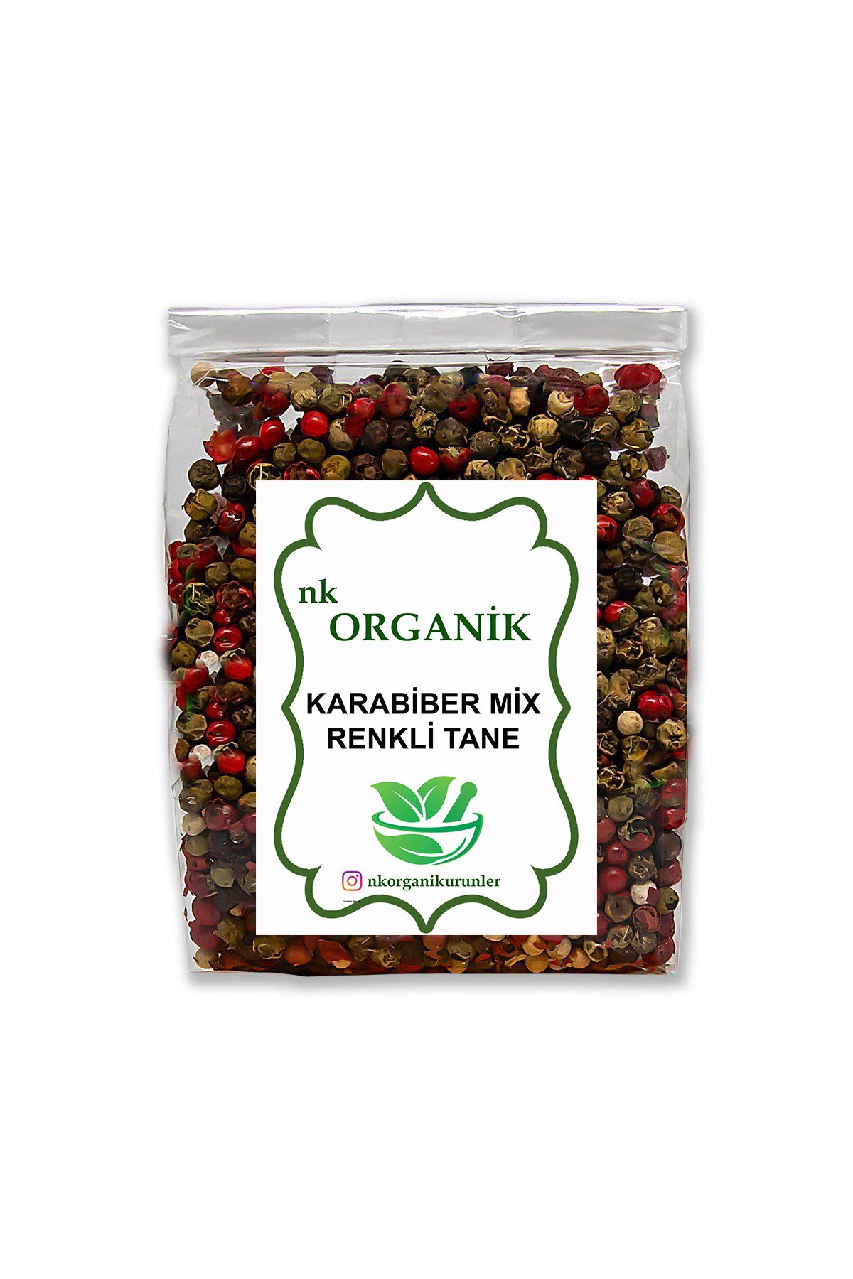 nk organik Karabiber Mix Renkli Tane 50gr