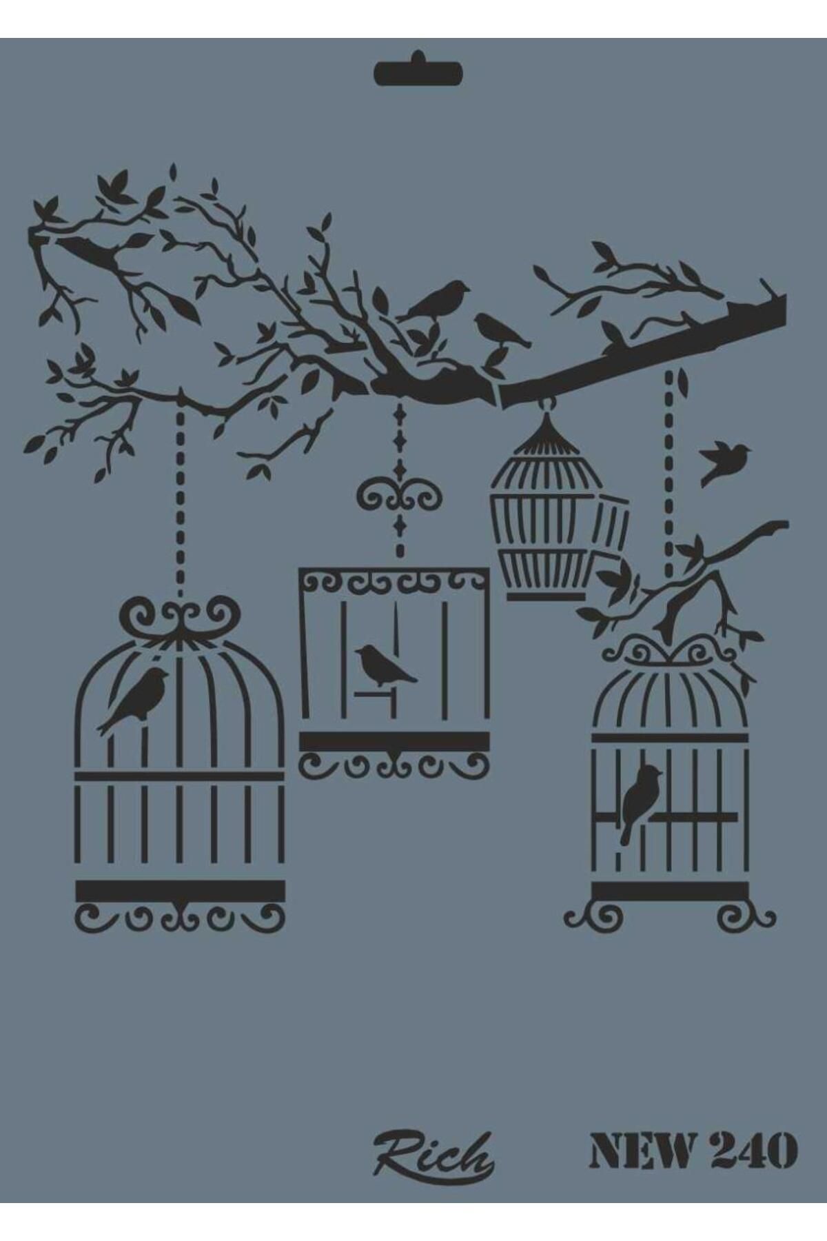 OEM Rich New Seri N-240 Stencil 35x25 cm
