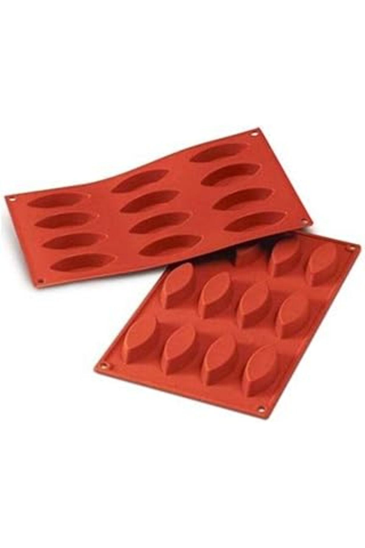 Mu Art Silikon Mekik Muffin Cupcake Mini Kek Kalıbı 12'Li Nocolor-20B2B893 Ecmelnm557