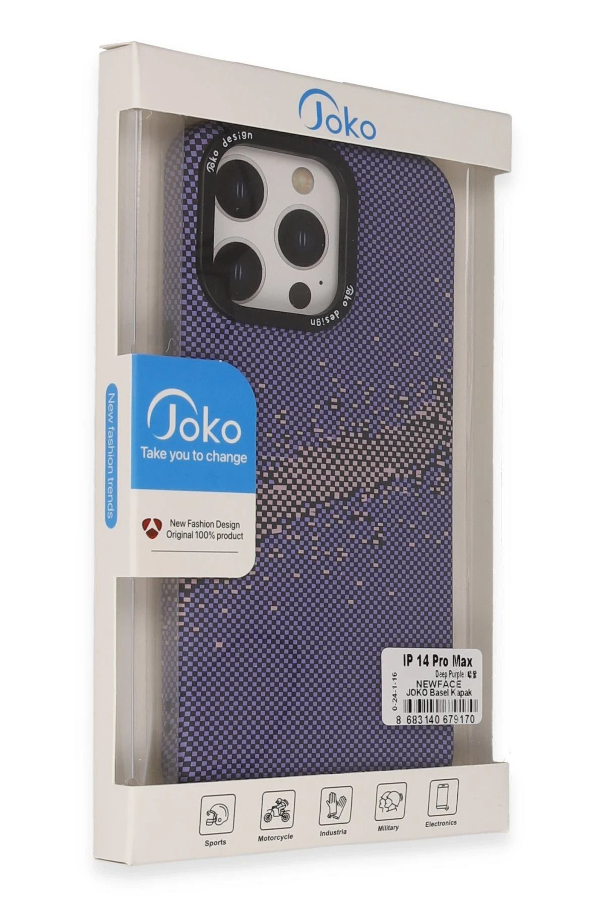 Joko iPhone 14 Pro Max Basel Kapak - Derin Mor FLKRY