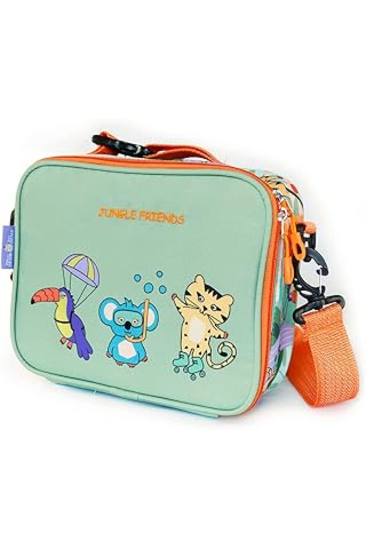Mu Art Milk Moo Soft Cuddles & Isı Yalıtımlı Beslenme Çantası Jungle Friends