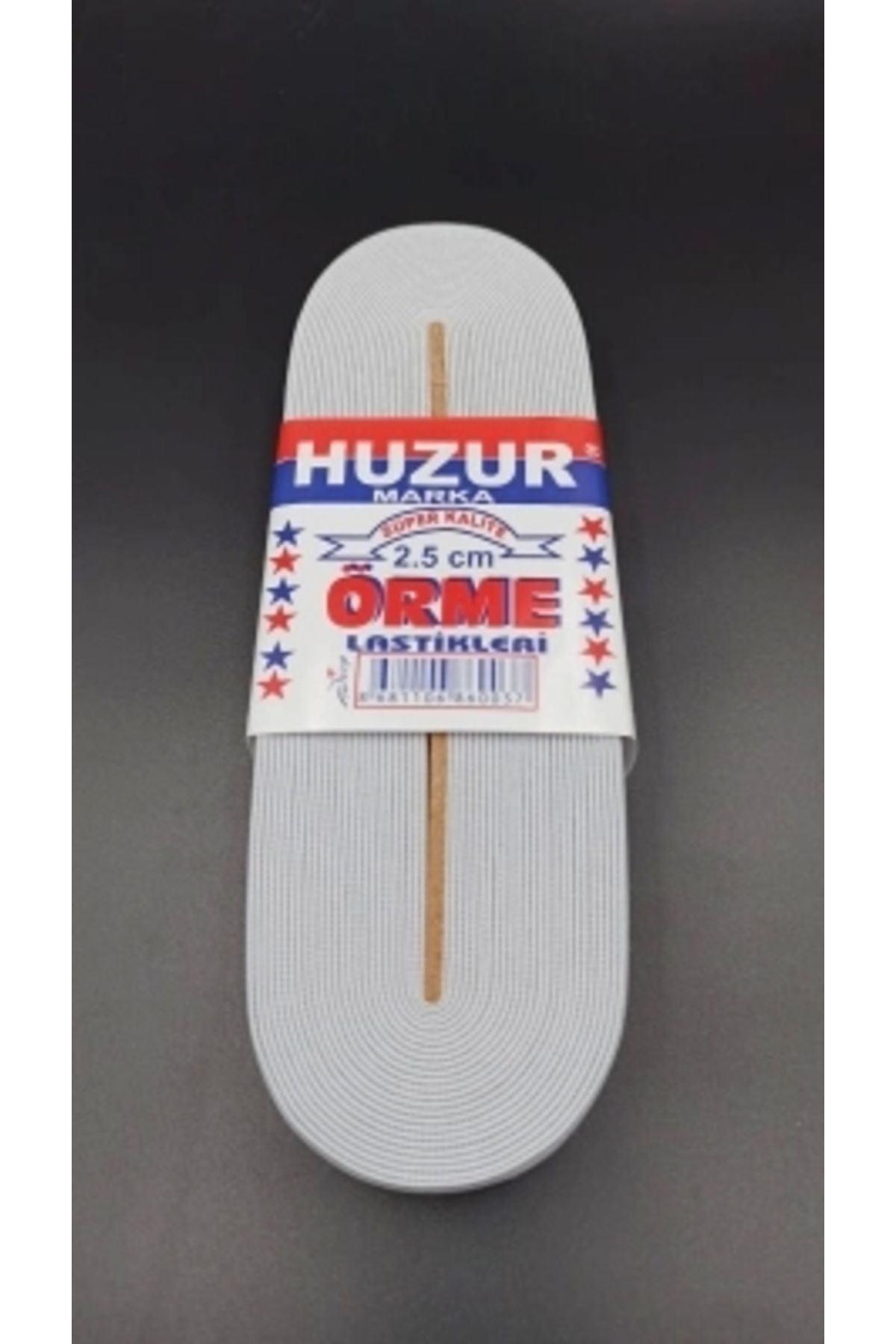 feminight Beyaz - 2.5cm Paça Lastik Geniş 10mt.
