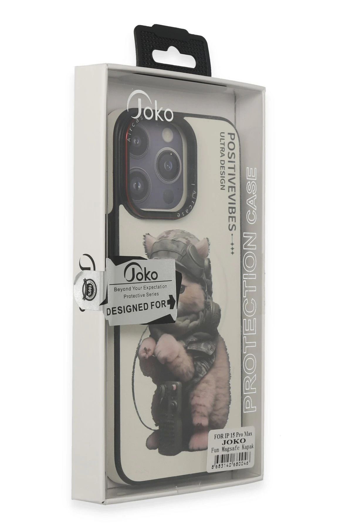 Joko iPhone 15 Pro Fun Magsafe Kapak - Natural Grey SVLRS