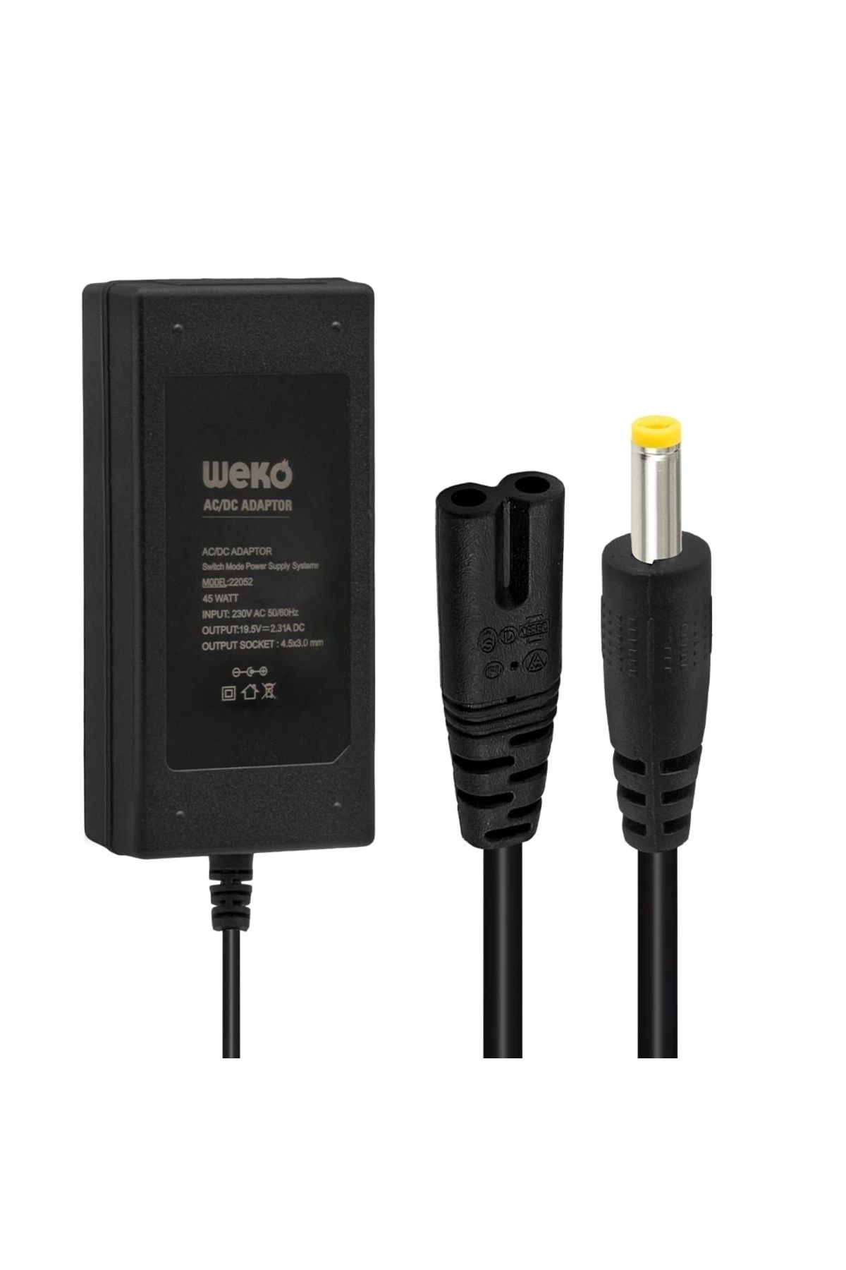 STOREMAX 19.5 VOLT 2.31 AMPER 4.5X3.0MM UÇLU NOTEBOOK ADAPTÖR YERLİ ÜRETİM (5047)
