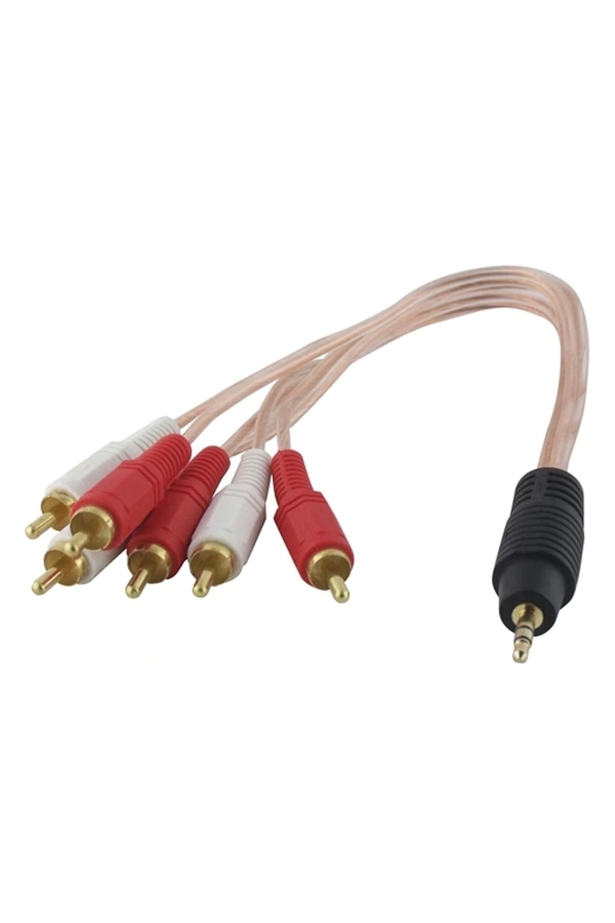 STOREMAX 3.5 MM STEREO ERKEK / 6 RCA ERKEK 5+1 KABLO (5047)