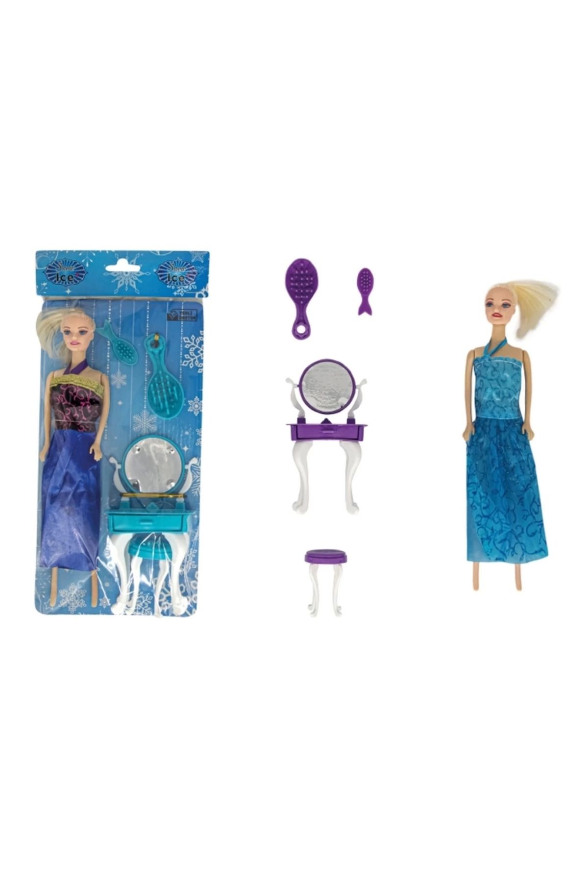 FTT SHOPPING MARKET Oydaş Snow City Kart Makyaj Masalı Bebek 2419