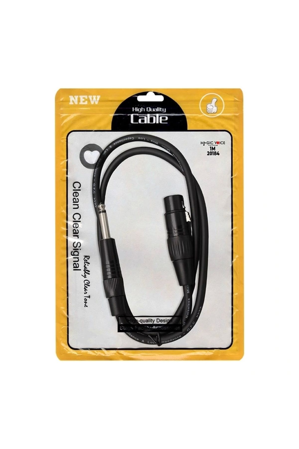 STOREMAX LD379 XLR CANON DİŞİ + 6.3MM MONO ERKEK 1 METRE KABLO (5047)