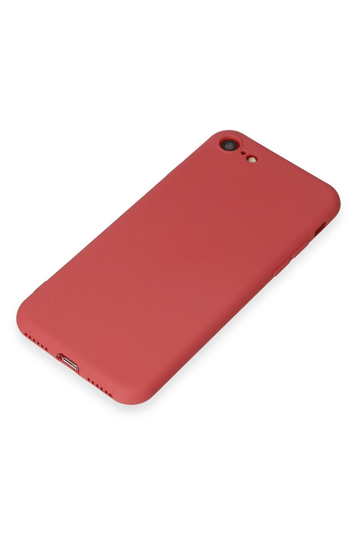 NewFace iPhone 7 Kılıf First Silikon - Kiremit SVLRS