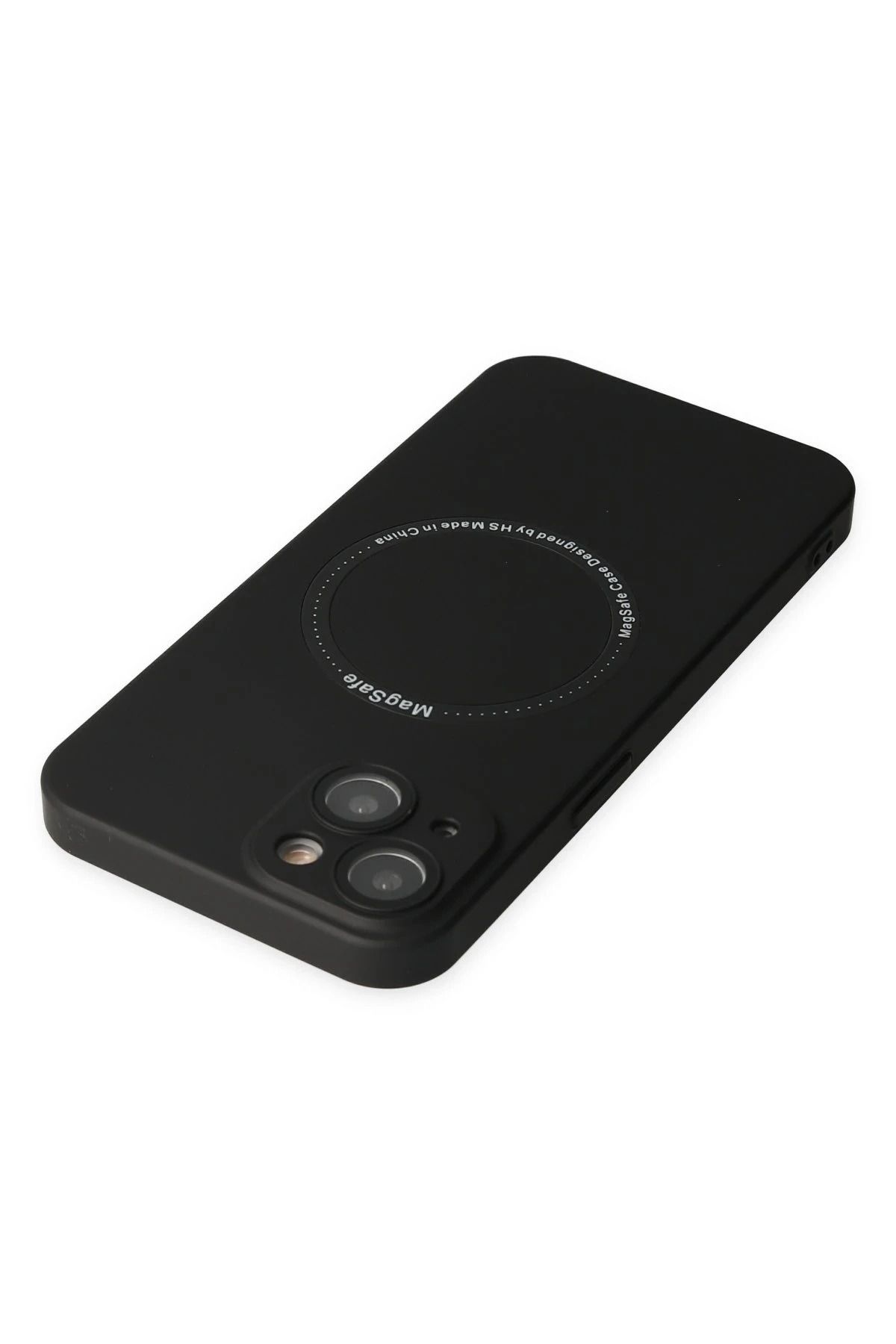 NewFace iPhone 14 Plus Kılıf Jack Magneticsafe Lens Silikon - Siyah FLKRY