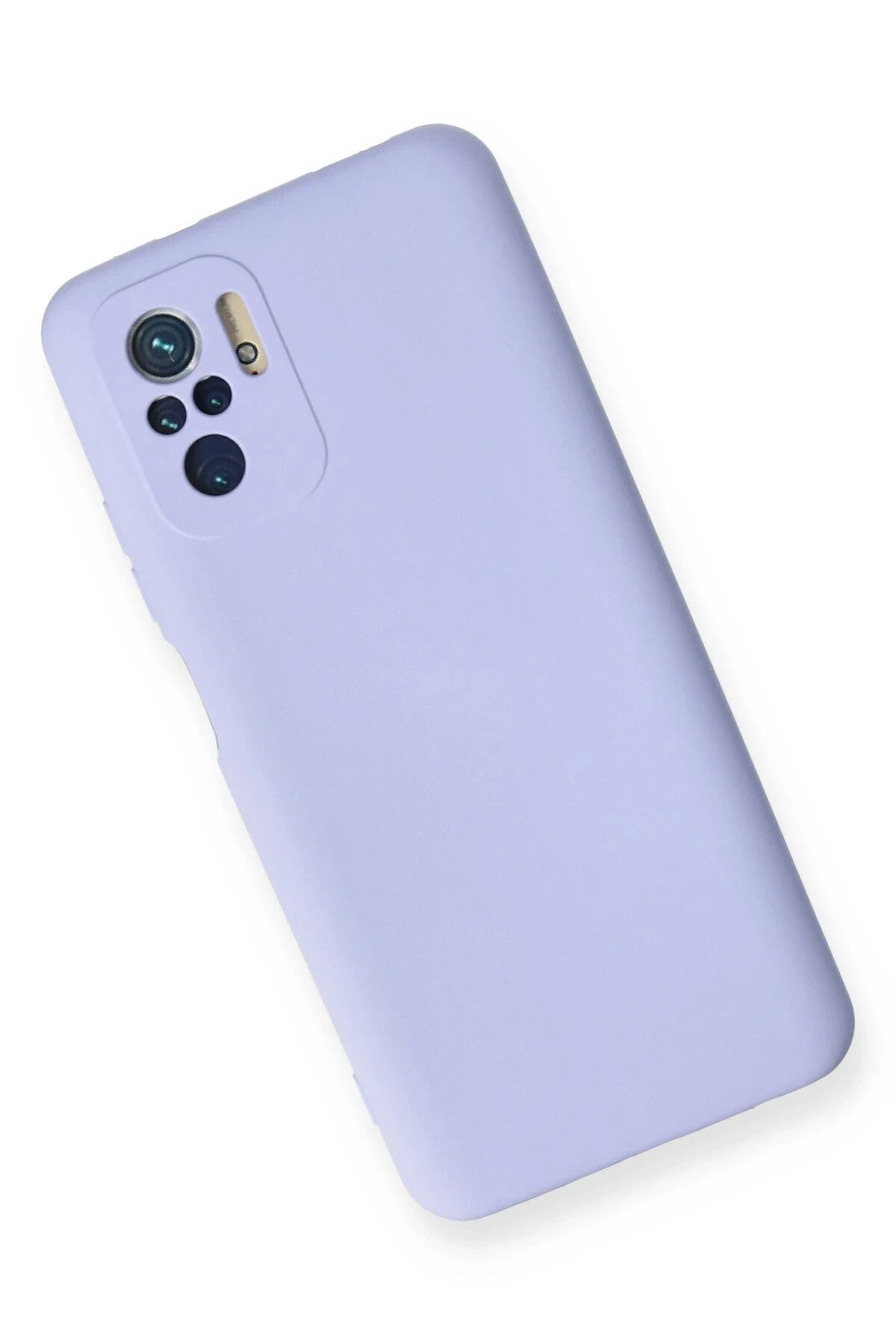 NewFace Xiaomi Redmi Note 10 Uyumlu Kılıf Nano içi Kadife Silikon - Lila SVLRS