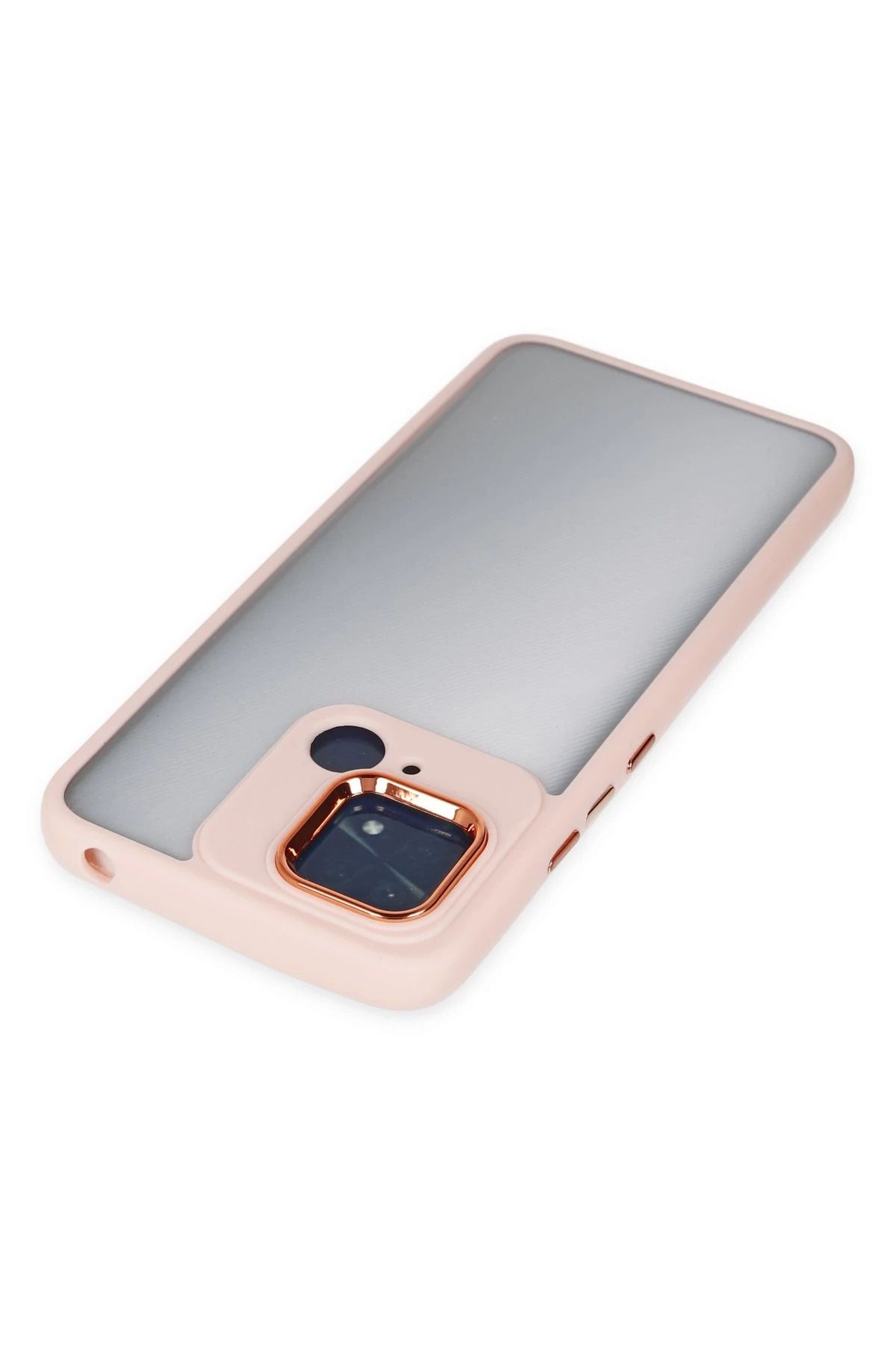 NewFace Xiaomi Redmi 10C Kılıf Dora Kapak - Pudra SVLRS