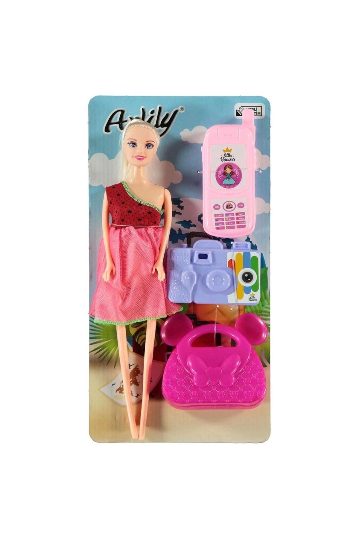 FTT SHOPPING MARKET Oydaş Anlily Poşette Telefonlu Fotoğraf Makineli Bebek 2446