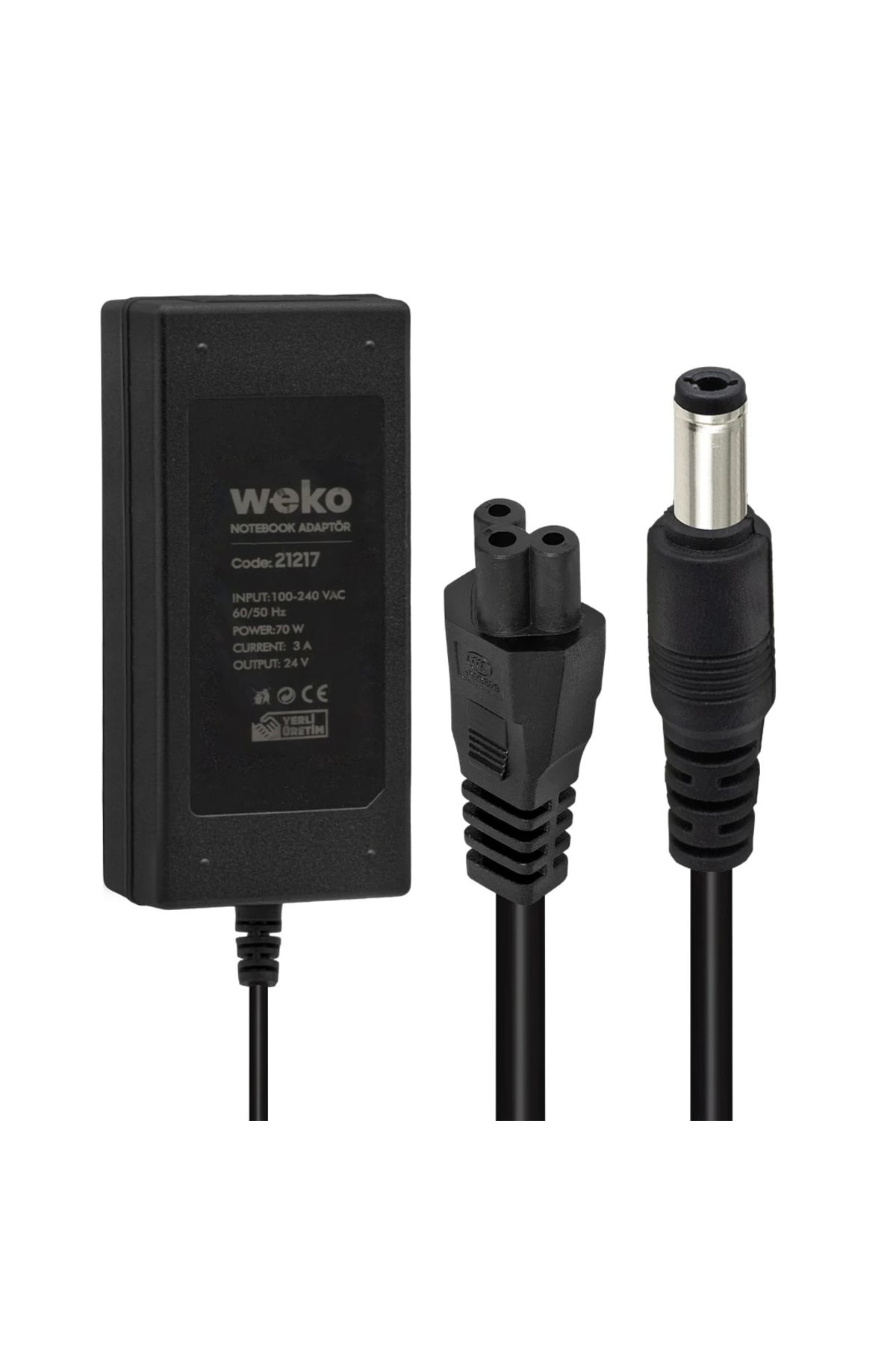 STOREMAX 24 VOLT - 3 AMPER - 70 WATT 5.5*2.5 UÇLU YERLİ ÜRETİM NOTEBOOK ADAPTÖR (5047)