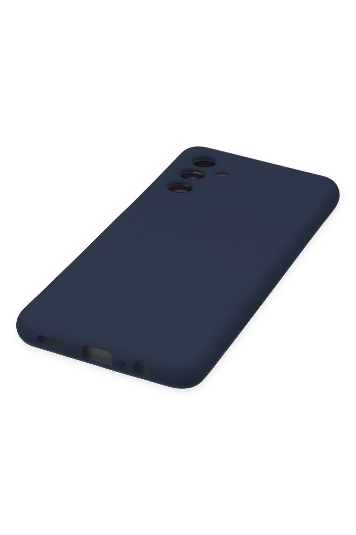 NewFace Samsung Galaxy A04S uyumlu Kılıf Nano içi Kadife Silikon - Lacivert SVLRS