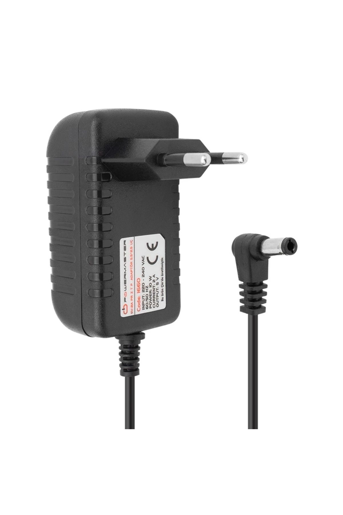 feminight 5 Volt- 2 Amper -10 Watt 5.5*2.5 L Uçlu Priz Tipi Adaptör
