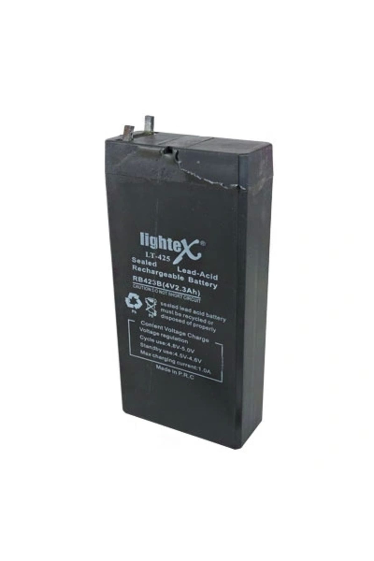 STOREMAX LIGHTEX LT-425 4 VOLT - 2.3 AMPER AKÜ (100 X 50 X 20 MM) (5047)