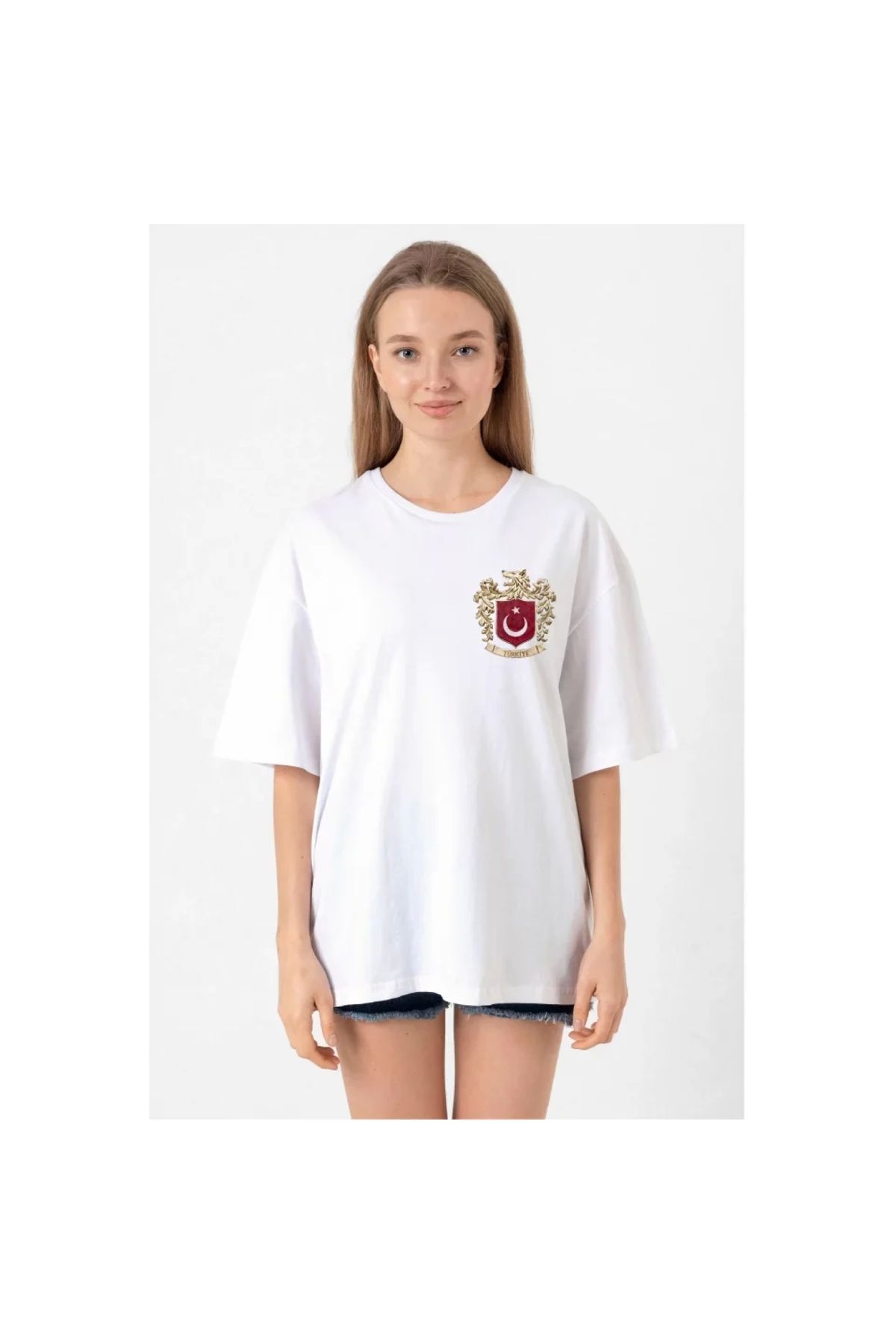 Marsilyan Türk Arma Baskı Tshirt