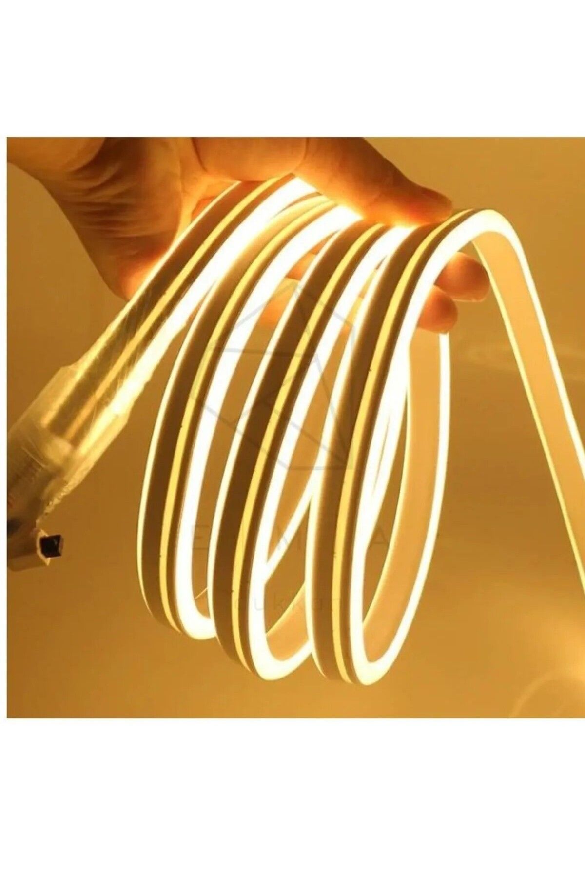 GEM LİGHT Neon Esnek Şerit Led 1/2/3/5/10/15 Metre 220 Volt Fiş Gün Işığı