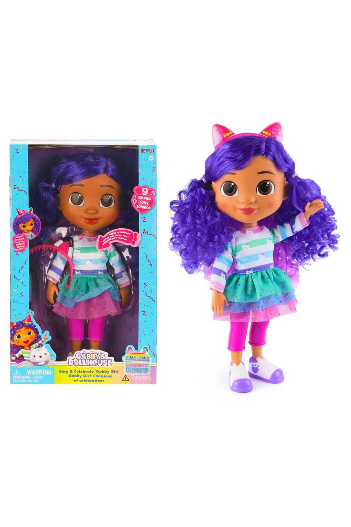 Spin Masters GABBYS DOLLHOUSE ÖZELLİKLİ BEBEK SESLİ 33 CM 3+