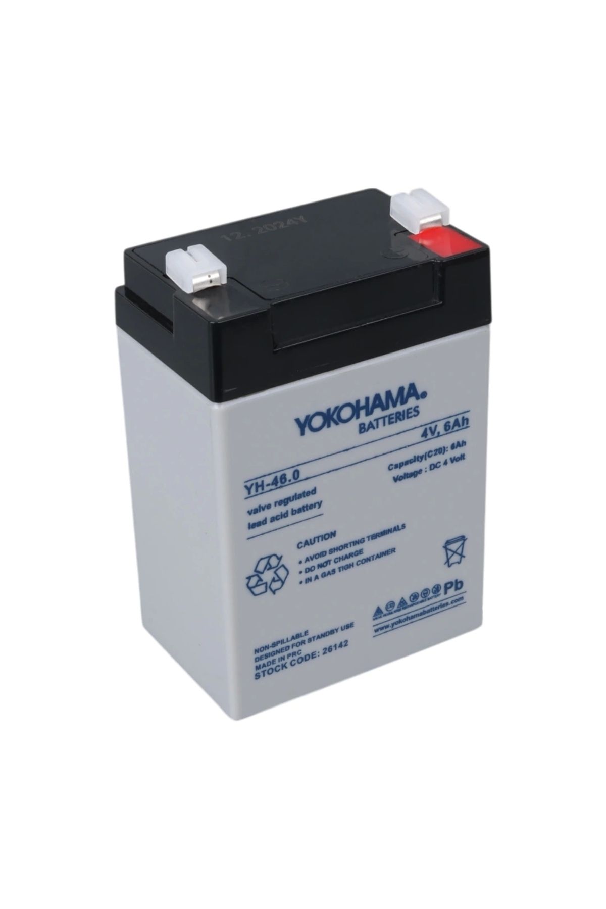 STOREMAX YOKOHAMA YH-46.0 4 VOLT - 6 AMPER KURU AKÜ (68 X 45 X 95 MM) (5047)