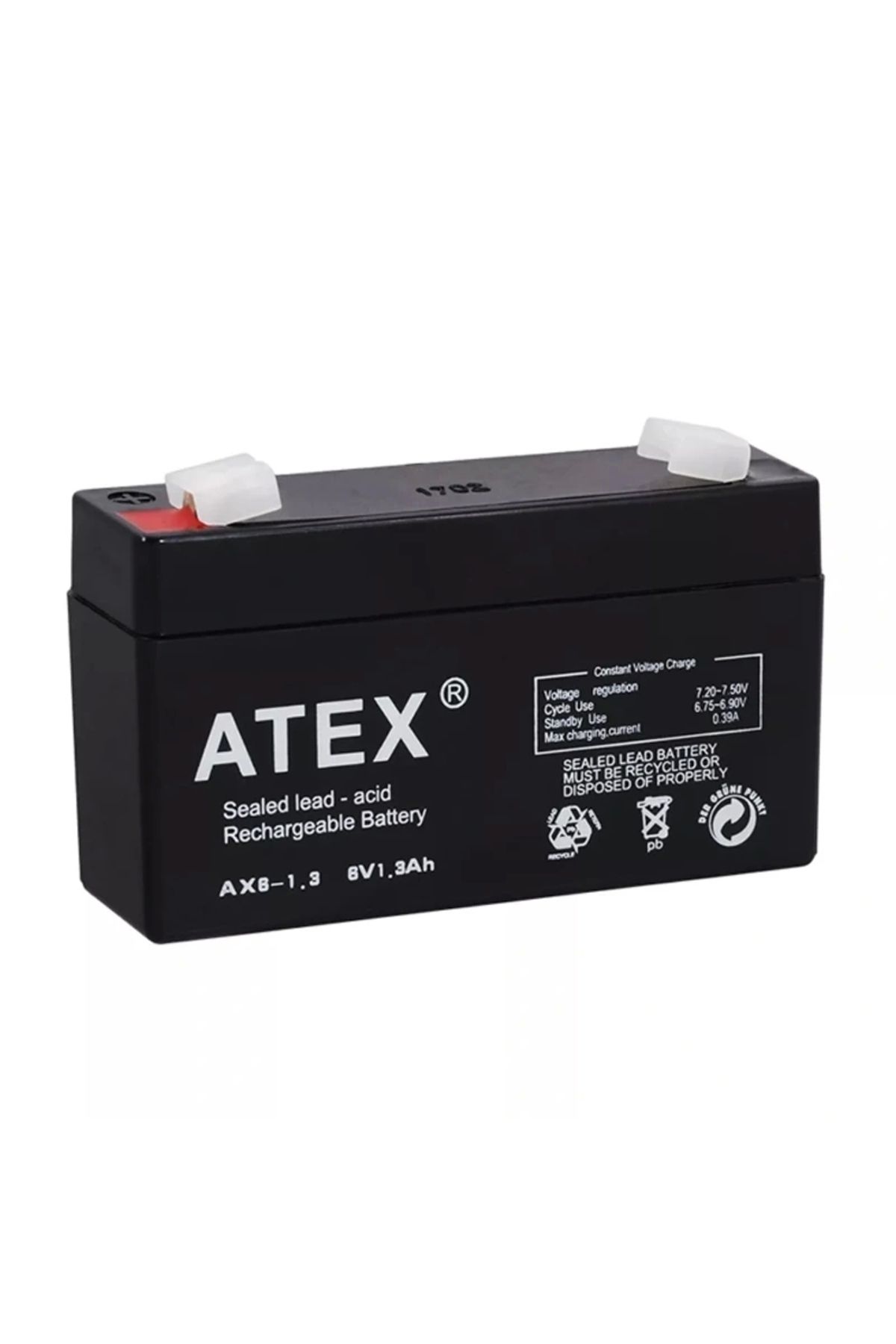 STOREMAX AKÜ 6 VOLT 1.3 AMPER ATEX AKÜ ( 98 X 25 X 52 MM ) (5047)