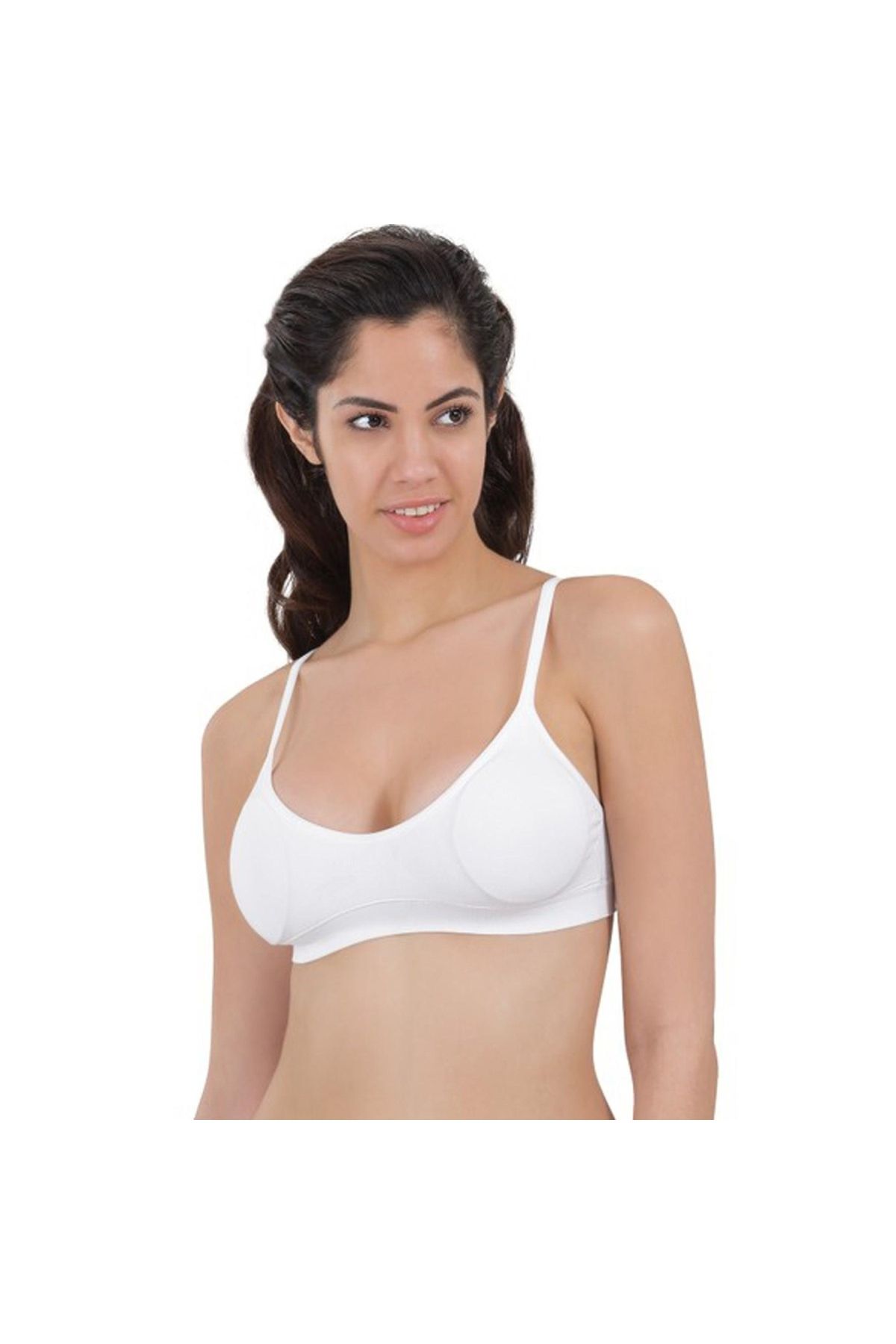 Marsilyan MODLİVE BEYAZ MI Emay 4020 Pedli İnce Askılı Büstiyer
