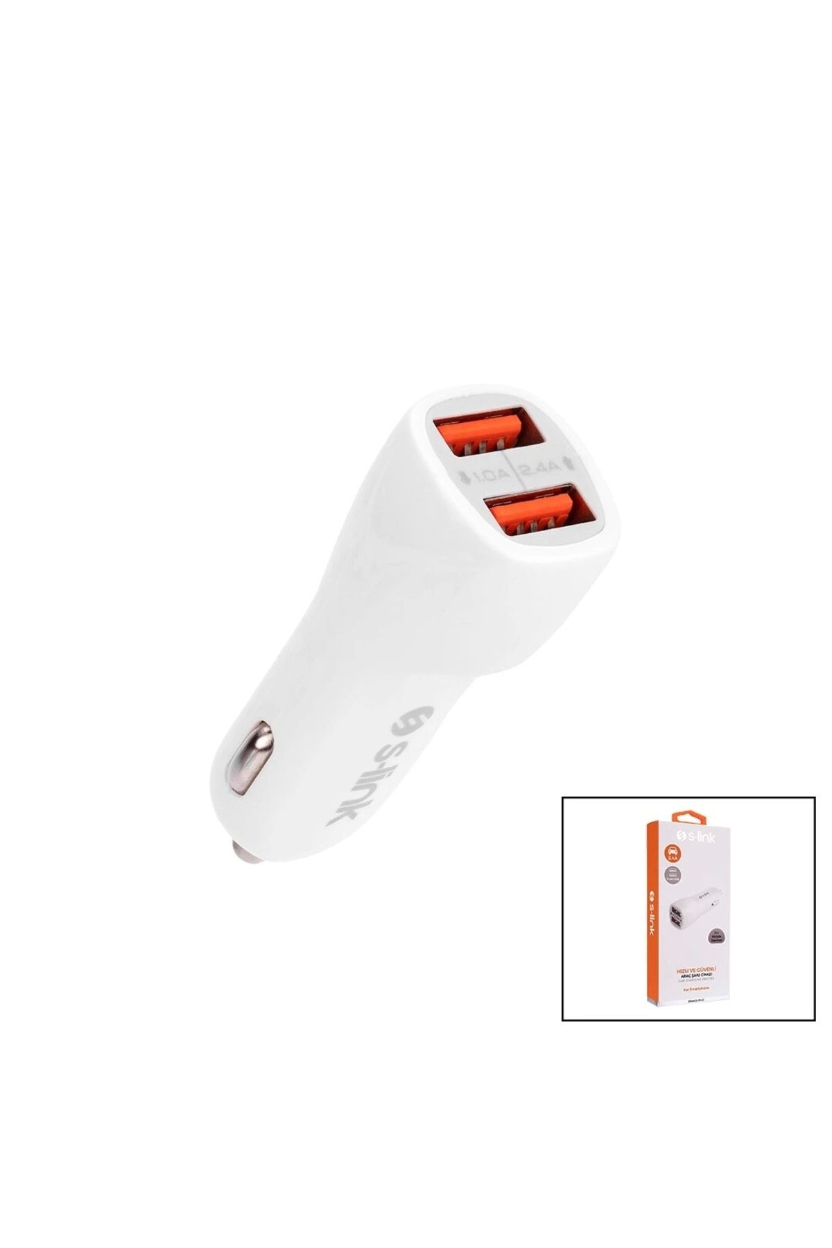 STOREMAX S-LİNK IP-805 DUAL USB 2XUSB OTO - ARAÇ ÇAKMAKLIK ŞARJ BAŞLIK 2.4 A (5047)